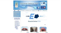 Desktop Screenshot of ec.itson.mx