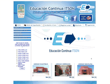 Tablet Screenshot of ec.itson.mx